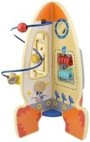 Tooky Toys „Takey Toy Light Wooden“ edinis žaislas Daugiafunkcinė raketa