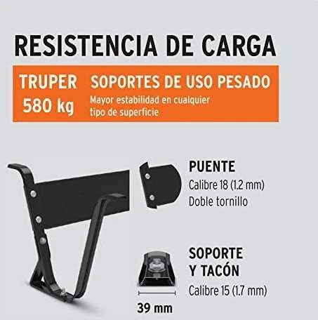 Truper 120L karutis su plastikine talpa