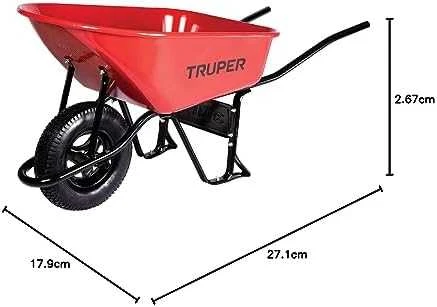 Truper 100L tvirtos konstrukcijos karutis su metaline talpa