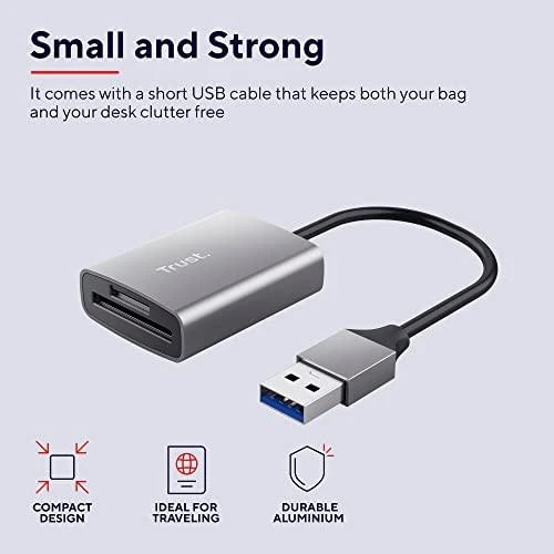 Atminties kortelė SKAITYTUVAS KORTELIŲ TRUST DALYX 24135 USB 3.2