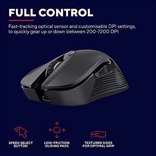 TRUST GXT 923 YBAR belaidė pelė | 7200 DPI