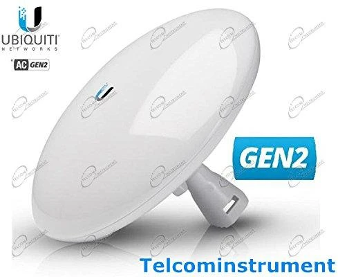 Ubiquiti NanoBeam AC Gen2 Wi-Fi radijas, 5 GHz, 19 dBi, 450+ Mbps, baltas NBE-5AC-GEN2 / UBI-NBE-5AC-GEN2