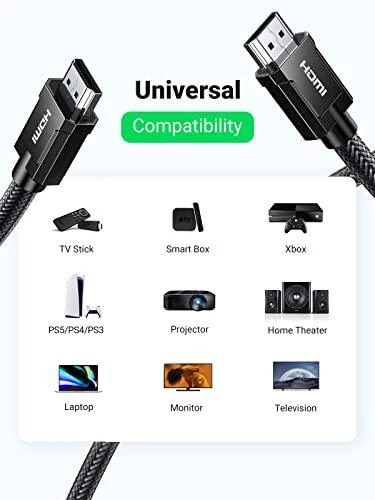 Kabelis HDMI 2.1 UGREEN HD135 8K 60Hz 2m