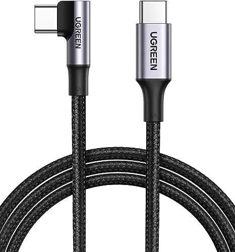 Kampinis kabelis USB-C į USB-C UGREEN US334 5A, PD 100W, 2m (juodas)