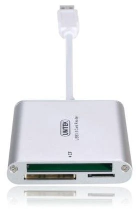 UNITEK Y-9313 Unitek USB3.0 su Multi-In-One Aliuminio kortelių skaitytuvu Y-9313