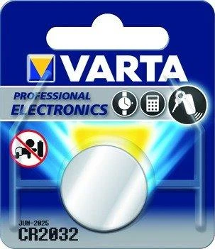 Varta Electronics CR2032 3V 230mAh elementas 6032, 1 vnt.
