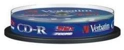 Verbatim CD-R 80/700MB 52X 10pack EXTRA PROTECTION tortų dėžutė - 43437