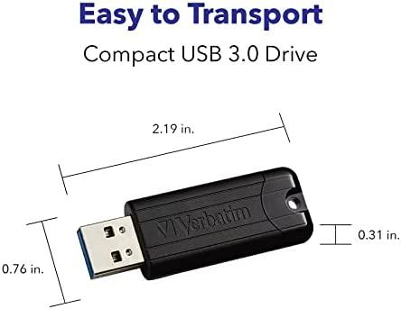 Pendrive „Verbatim PinStripe“, 128 GB (49319)