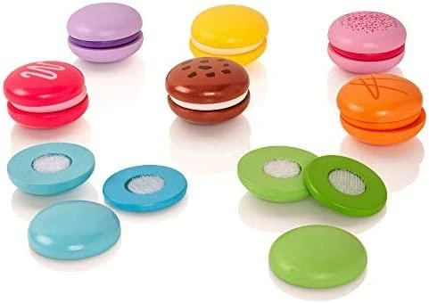 Viga Toys Medinis Rinkinys Macaronų 8 Vnt. Spalvoti