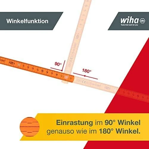 Sulankstomas metras elektrikui WIHA Longlife (2 m)