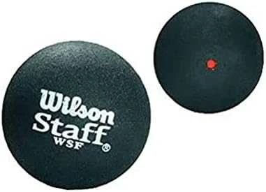 Skvošo kamuoliukai Staff Wilson vidut.greiti/2vnt. juodi