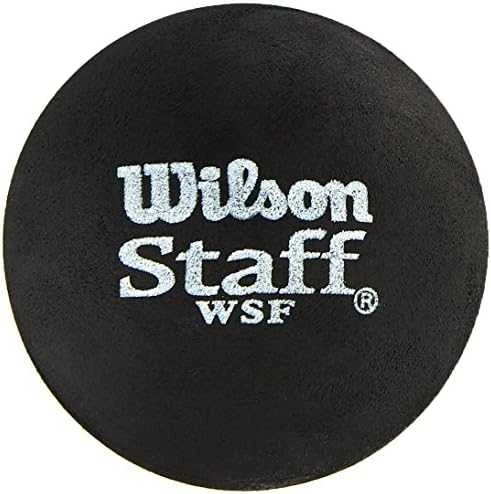 Skvošo kamuoliukai Staff Wilson vidut.greiti/2vnt. juodi