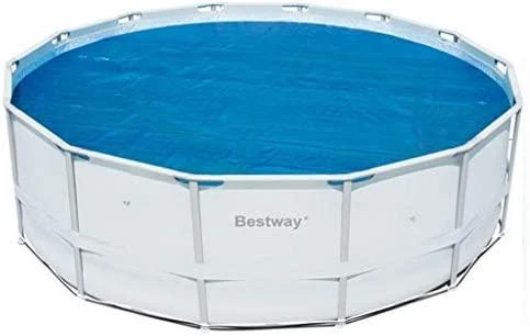 Bestway Baseino uždangalas Flowclear, mėlynas, 462cm, apskritas