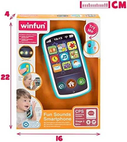 Smily Interaktyvus vaikiškas telefonas Winfun 4563