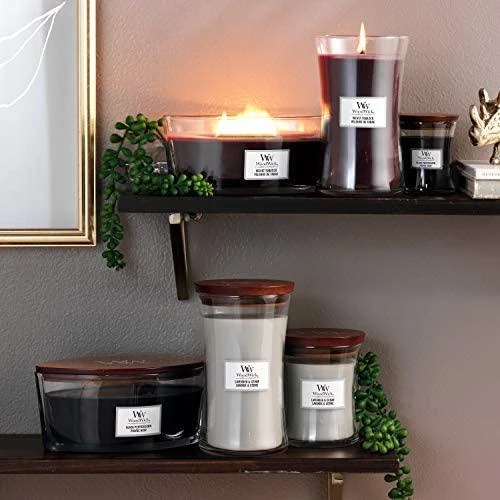 WoodWick Aromatinė žvakė (Lavender & Cedar), 453,6 g