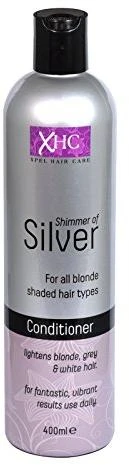 Xpel Shimmer Of Sidabrinis Conditioner geltonus tonus neutralizuojantis kondicionierius žiliems ir šviesintiems plaukams, 400 ml