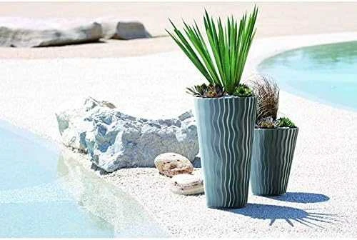 Prosperplast Sandy Slim vazonas Baltas (DPSP400) | Evogreen