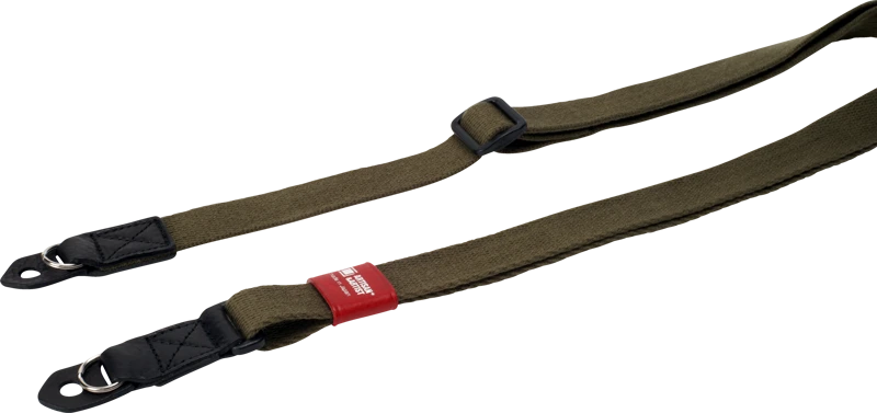 ARTISANARTIST Artisan & Artist I ACAM-100AA I Slim & Soft Cloth Camera strap - Leica M/mirrorless (w/Ring) Khaki