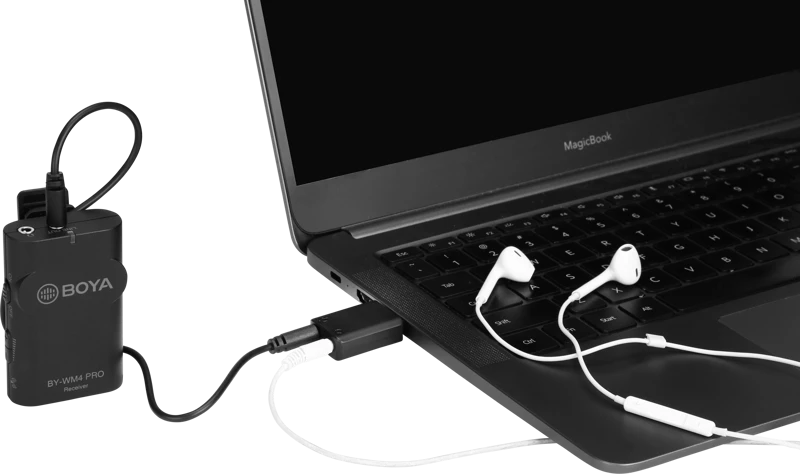 3.5mm mikrofono - USB adapteris BOYA EA2
