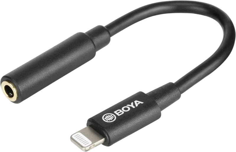 Adapteris iš TRRS į Lightning jungtį BOYA BY-K3