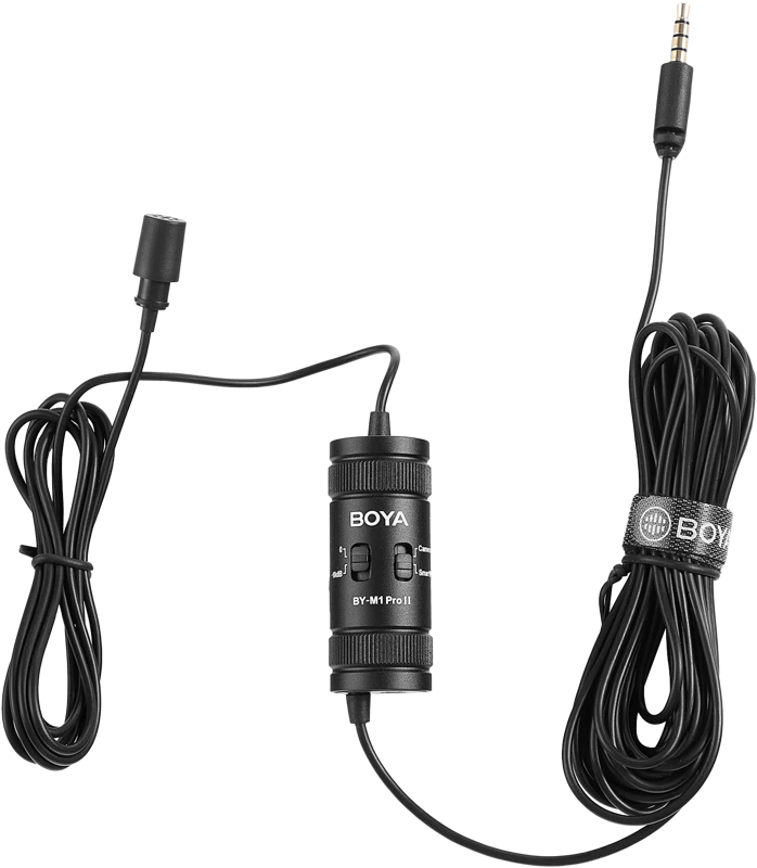 Boya BY-M1 Pro II Lavalier mikrofonas