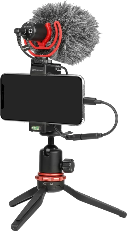 Boya universalus kompaktiškas mikrofonas BY-MM1+/ Super-cardioid Condenser Shotgun Microphone