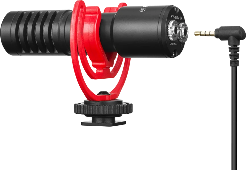 Boya universalus kompaktiškas mikrofonas BY-MM1+/ Super-cardioid Condenser Shotgun Microphone