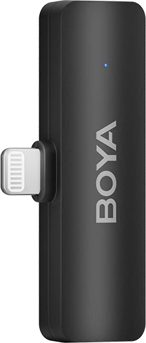 BOYA belaidis mikrofonas BY-V4 2.4GHz su 4 siųstuvais ir 1 imtuvu (Lightning) Juodas EU