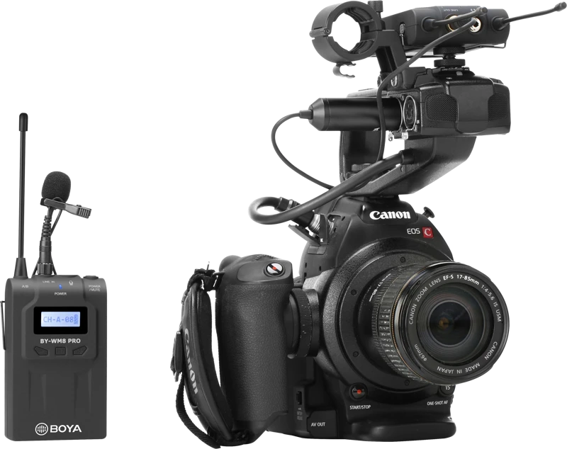 „Boya UHF Dual Lavalier“ belaidis mikrofonas BY-WM8 Pro-K1