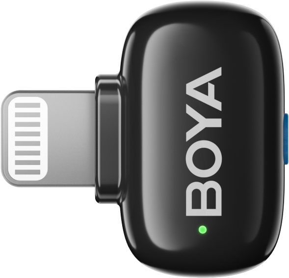 „Boya“ belaidis mikrofonas „mini-12 Lightning“/USB-C, juodas | „Boya“