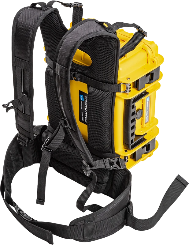 B&W International BW Outdoor Cases Backpack sistema (BPS.S1), skirta 3000/4000 tipui