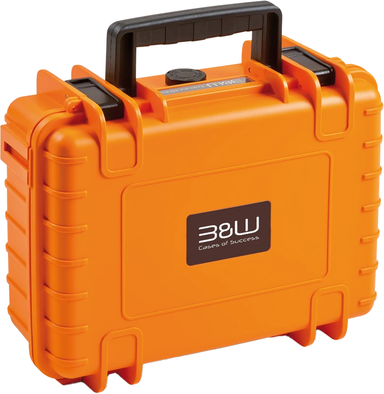 Bw Cases Dėklas B&amp;W Type 1000, skirtas Insta360 X4 (oranžinė)