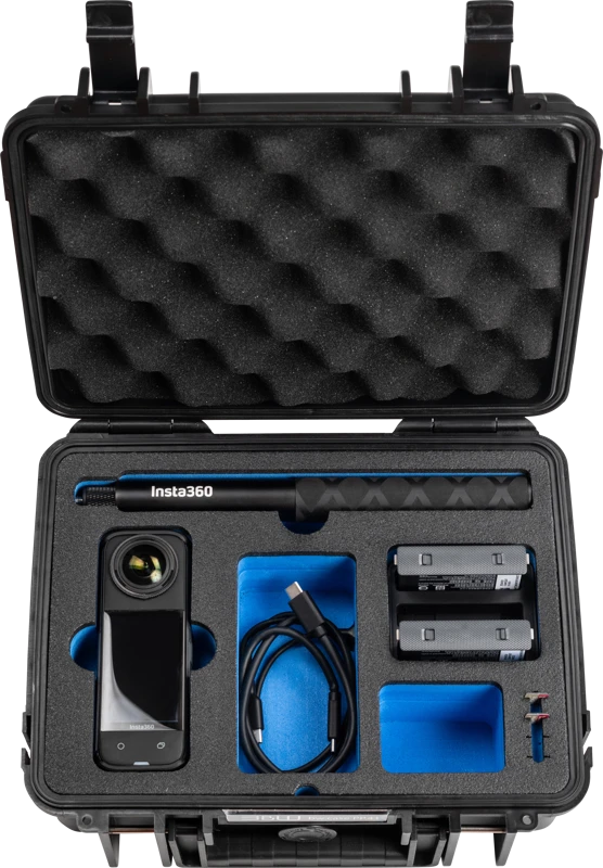 Bw Cases BW 1000 tipo lauko dėklai, skirti Insta360 X4 (juodi)