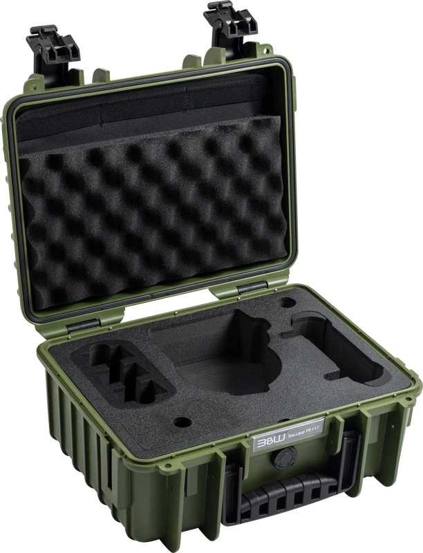 BW Outdoor Cases Type 3000/PP.117 for DJI Flip, Bronze Žalias