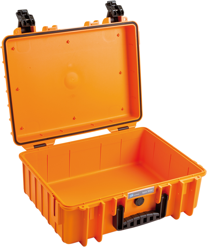 B&W Outdoor Cases Type 5000 Pomarańczowa pusta