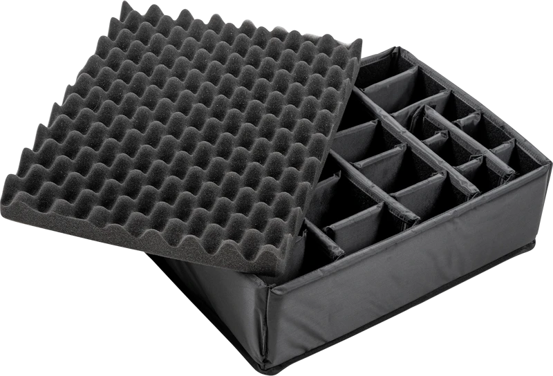 B&W International B&W Outdoor Case Type 6000 geltonas paminkštintas pertvaros įdėklas