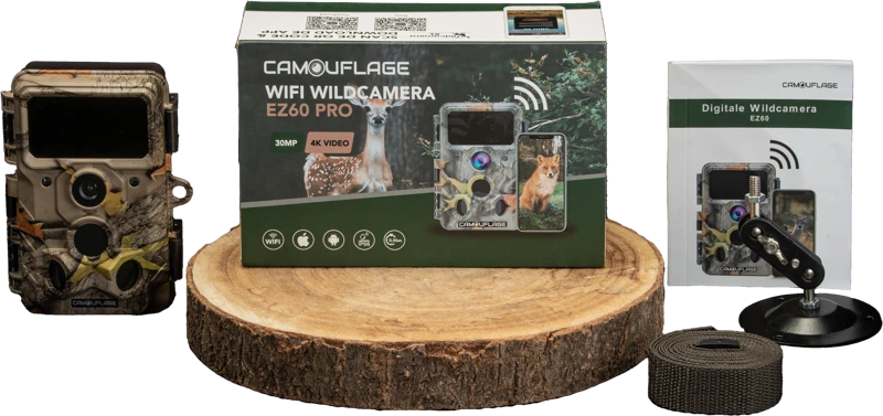 Kameros gaudyklė – Camouflage EZ60 Pro – WiFi – WildcameraXL