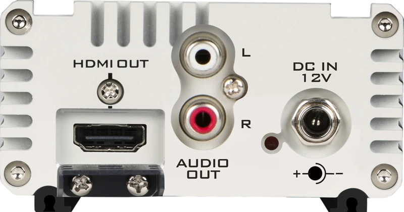Datavideo DAC-8PA galinės jungtys