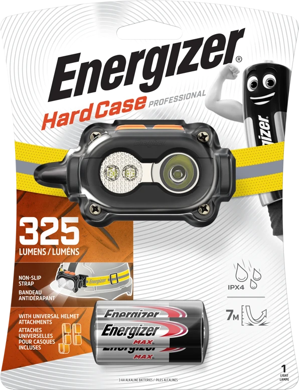 PRIEKINIS ŽIBINTAS LT-HEADLIGHT-HARDCASE/325 ENERGIZER