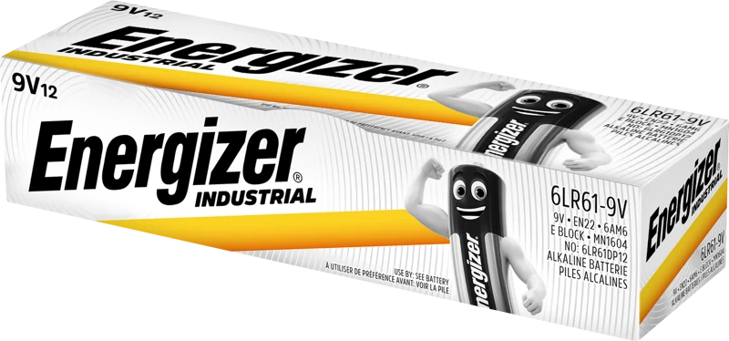 Alkalinės Baterijos - Energizer 9V 12 Vnt.
