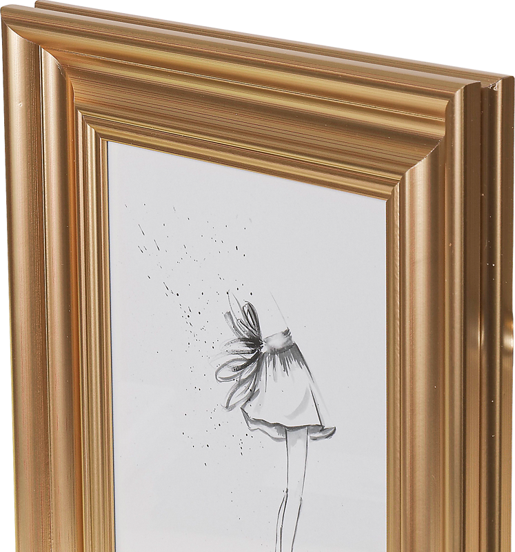 Nuotraukų rėmelis Focus Charleston Gold 70x100 organinis stiklas
