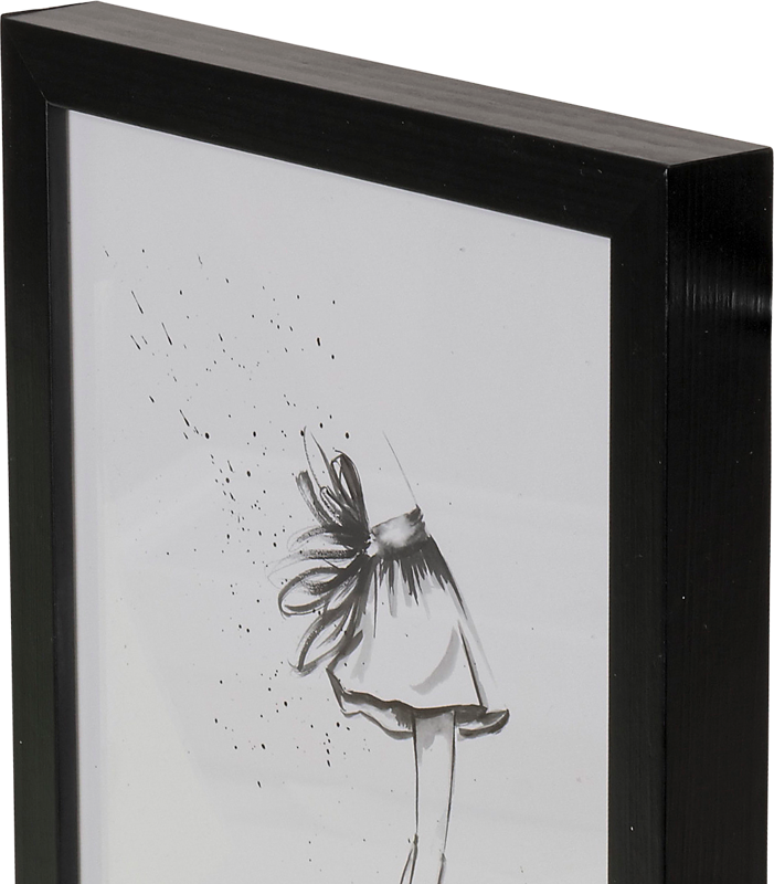 Ramka Focus Focus Soul Juodas Plexi 21x30