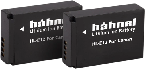 HÄHNEL BATTERY CANON HL-E12 TWIN PACK
