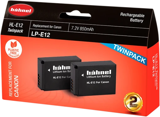 HÄHNEL BATTERY CANON HL-E12 TWIN PACK