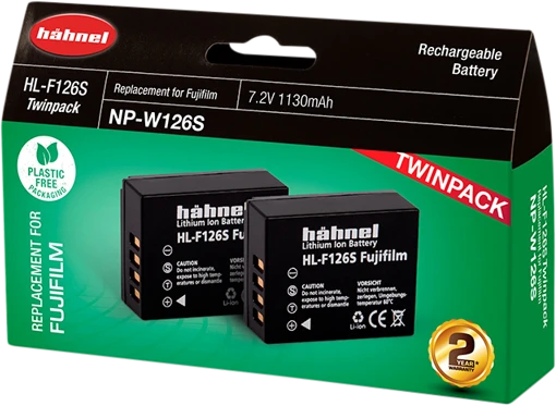 Hahnel H&Auml;HNEL BATTERY FUJI HL-F126S TWIN PACK