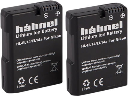 HÄHNEL NIKON HL-EL14/14A DVIGUBAS PAKUOTĖ