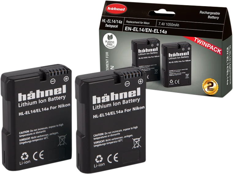 HÄHNEL NIKON HL-EL14/14A DVIGUBAS PAKUOTĖ
