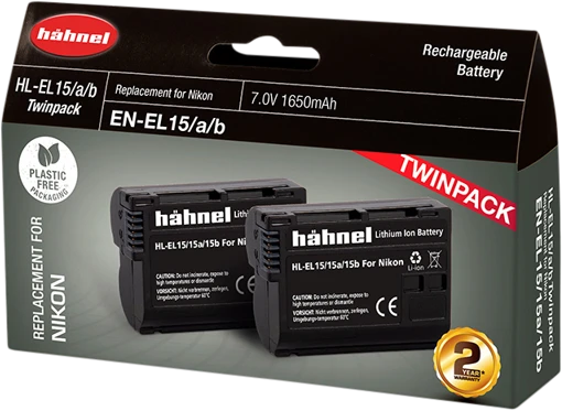 Hahnel H&Auml;HNEL BATTERY NIKON HL-EL15HP TWIN PACK
