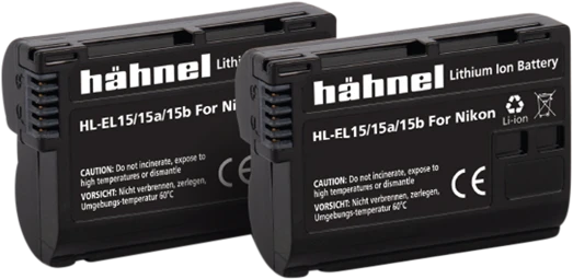 Hahnel H&Auml;HNEL BATTERY NIKON HL-EL15HP TWIN PACK