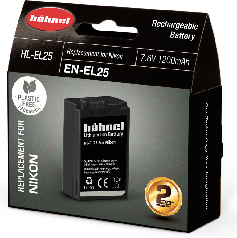 Akumuliatorius Hahnel Hähnel Baterija Nikon HL-EL25 / EN-EL25